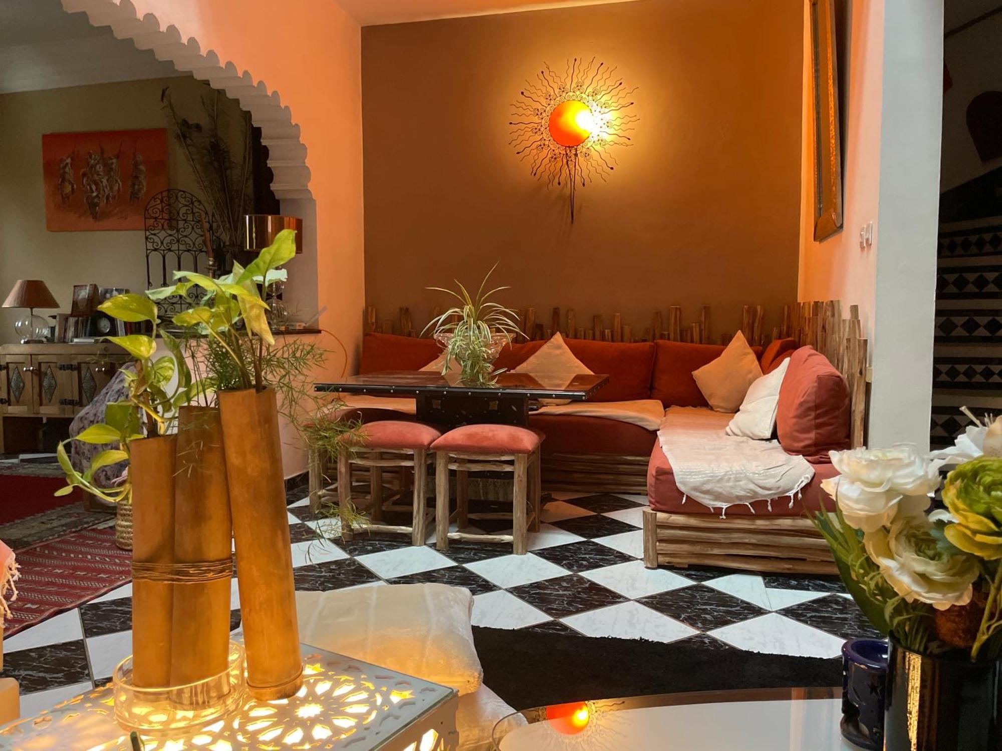 Riad Palmier Fleuri Marrakesh Exterior foto