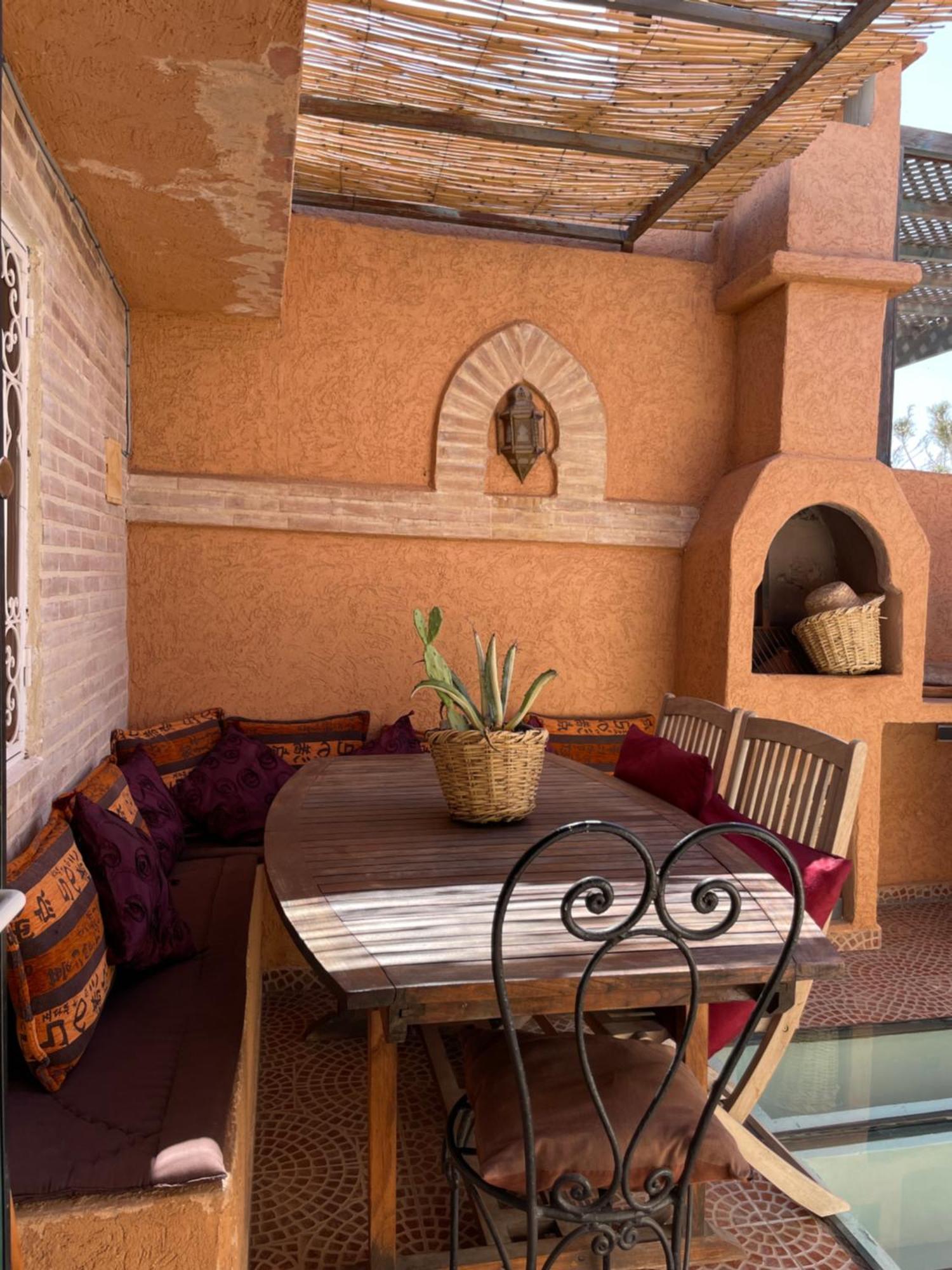 Riad Palmier Fleuri Marrakesh Exterior foto