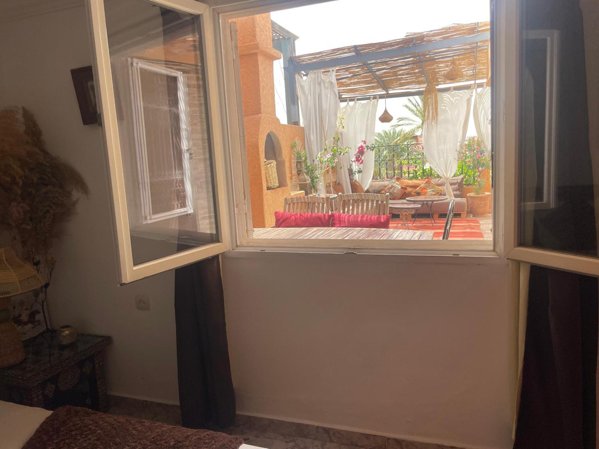 Riad Palmier Fleuri Marrakesh Exterior foto