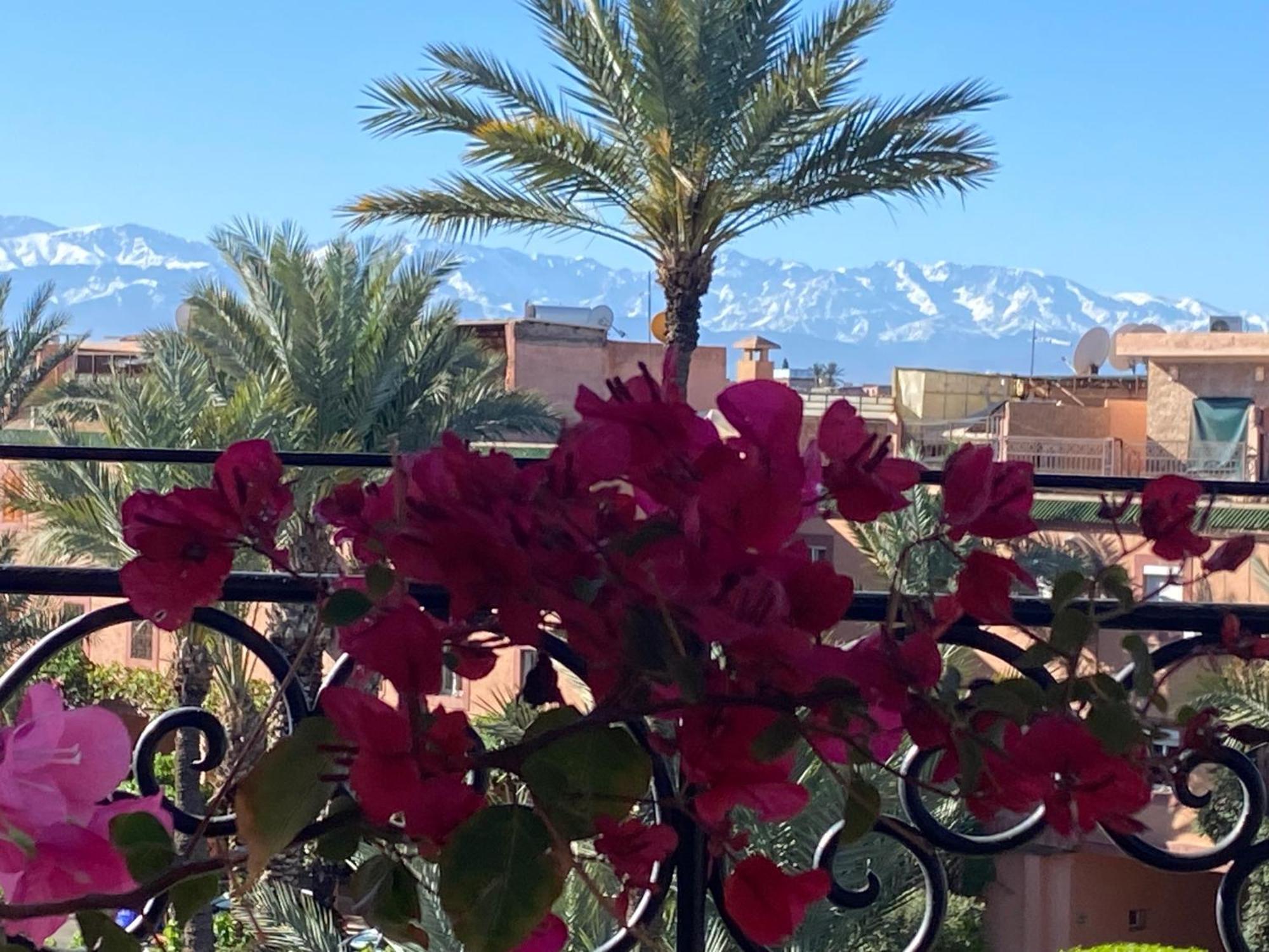 Riad Palmier Fleuri Marrakesh Exterior foto