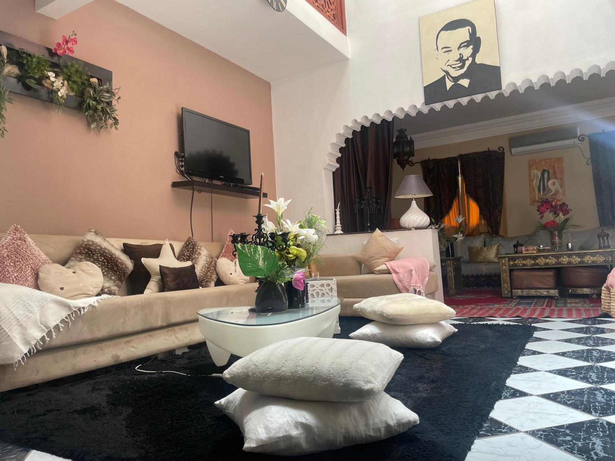 Riad Palmier Fleuri Marrakesh Exterior foto