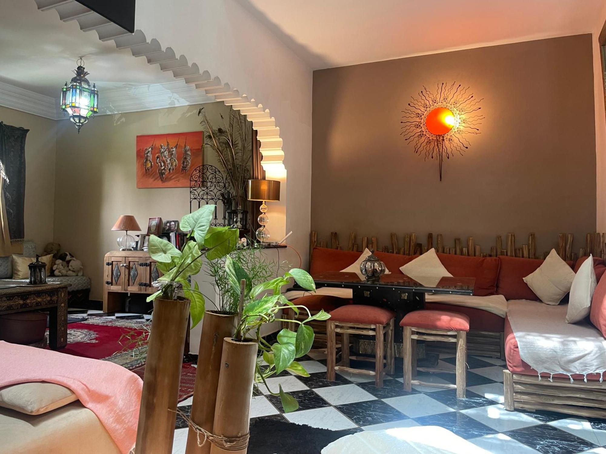 Riad Palmier Fleuri Marrakesh Exterior foto
